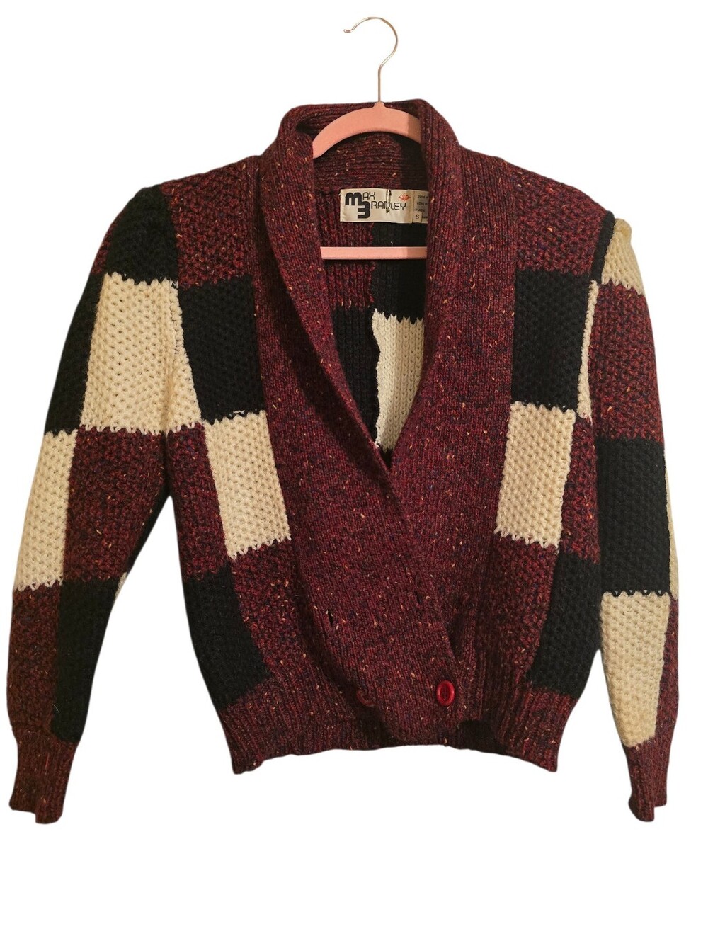 Vintage | Chunky Knit Boho Sweater Cardigan